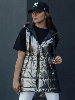 Prsluk DSTREET PIXIECODE TY4437 TAMNO SIVA