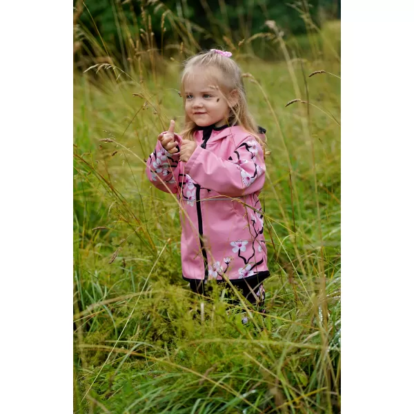  Dječja softshell jakna WAMU SAKURY RUŽIČASTI 