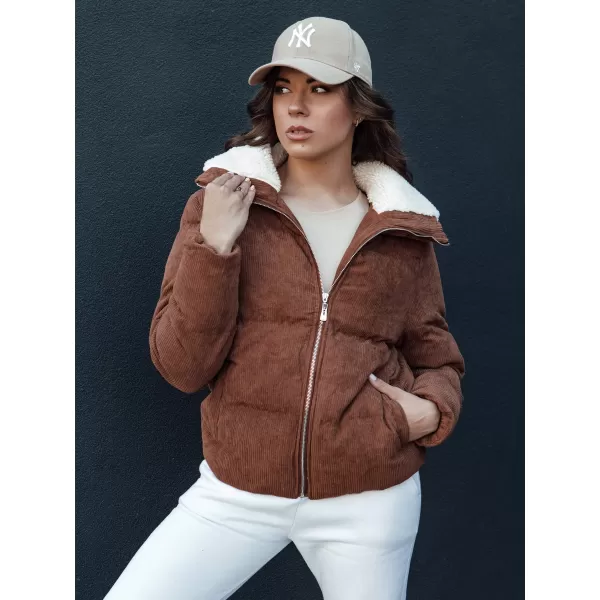  Ženska jakna DSTREET TRENDYGLAM TY4360 KARAMELA 