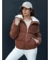 Ženska jakna DSTREET TRENDYGLAM TY4360 KARAMELA