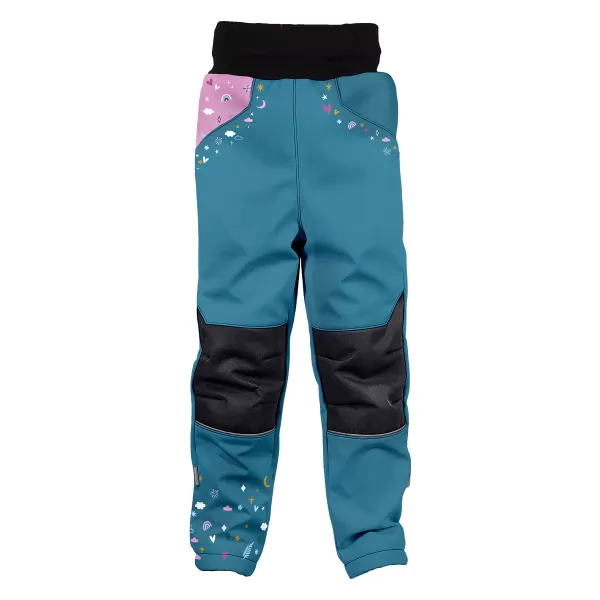  Bebe softshell hlače WAMU JEDNOROŽCI PLAVI 