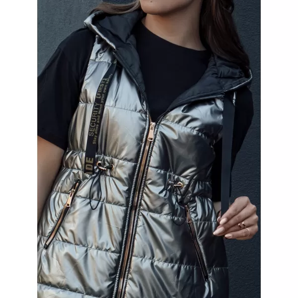  Prsluk DSTREET PIXIECODE TY4437 TAMNO SIVA 