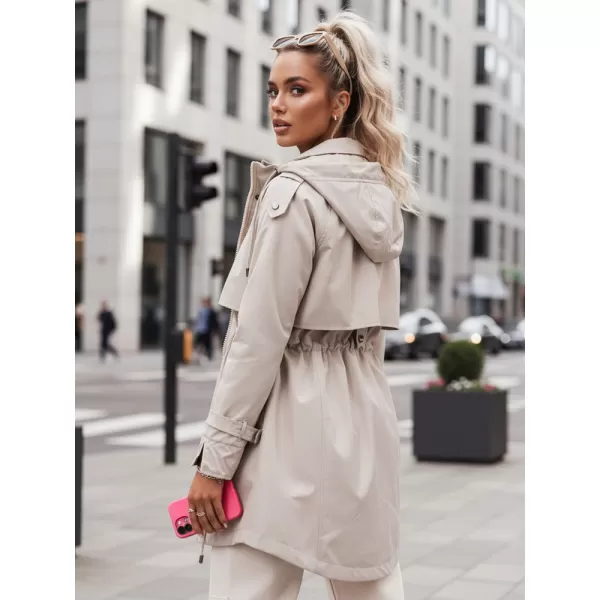  Ženska parka DSTREET BRENS LIGHT BEIGE Dstreet1 