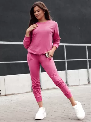 Ženska majica DSTREET GLAMFLAIR BY1317 RUŽIČASTI