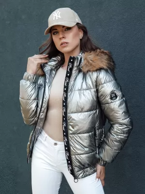 Ženska jakna DSTREET MELANI TAMNO SIVA