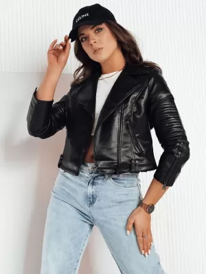 Kožna jakna DSTREET NEGRA ty4163 CRNI