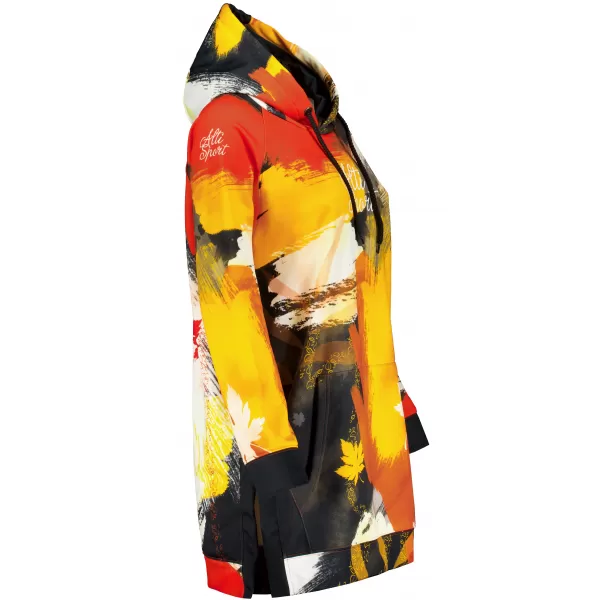  Ženski funkcionalni produljeni sweatshirt premium ALTISPORT VOJ/ALW019MI03 NARANČASTA 