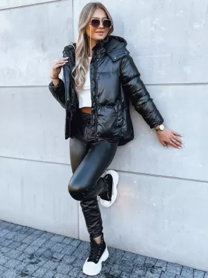 Ženska jakna DSTREET COLLAR CRNI