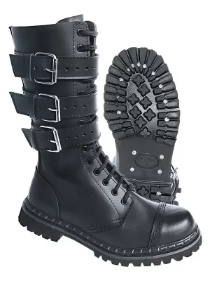 Muške cipele BRANDIT 3-BUCKLE PHANTOM BD9005 CRNI