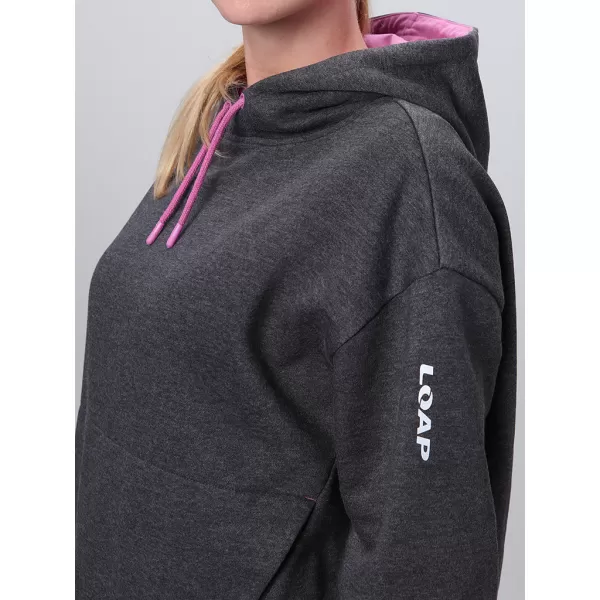  Ženski sweatshirt LOAP EBMARA TAMNOSIVA 
