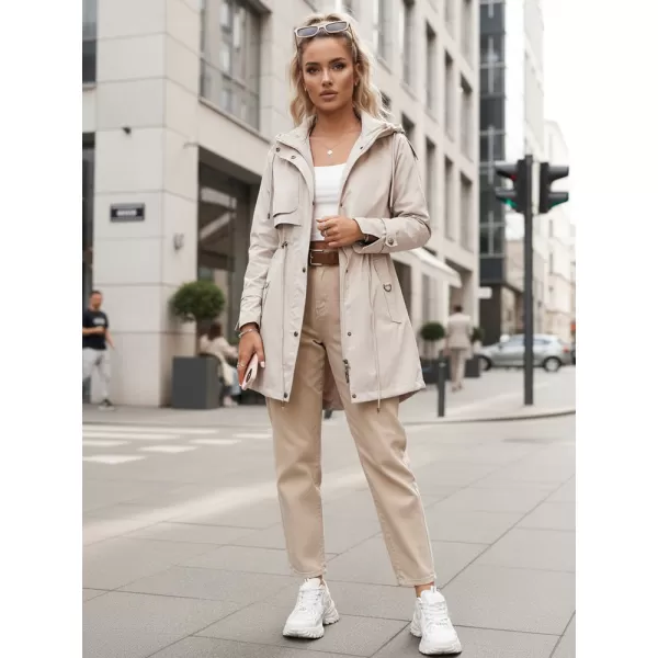  Ženska parka DSTREET BRENS LIGHT BEIGE Dstreet1 