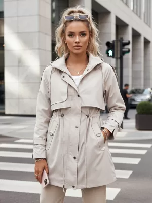 Ženska parka DSTREET BRENS LIGHT BEIGE Dstreet1