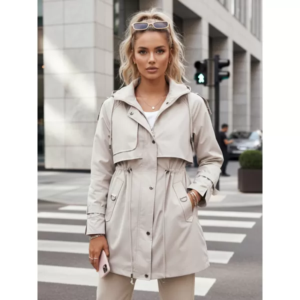  Ženska parka DSTREET BRENS LIGHT BEIGE Dstreet1 
