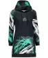Ženski funkcionalni produljeni sweatshirt premium ALTISPORT VOJ/ALW039MI03 CRNO/TIRKIZNO