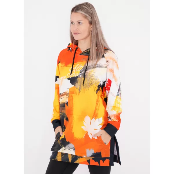  Ženski funkcionalni produljeni sweatshirt premium ALTISPORT VOJ/ALW019MI03 NARANČASTA 