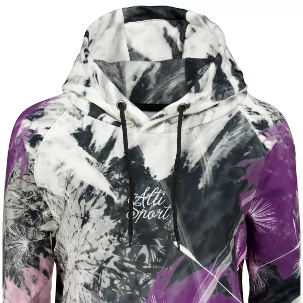  Ženski funkcionalni produljeni sweatshirt premium ALTISPORT VOJ/ALW016MI03 LJUBIČASTA 