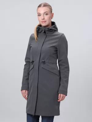 Ženski softshell kaput LOAP LUNARA TAMNOSIVA