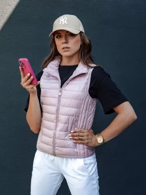 Prsluk DSTREET STYLISHZ TY4450 RUŽIČASTI