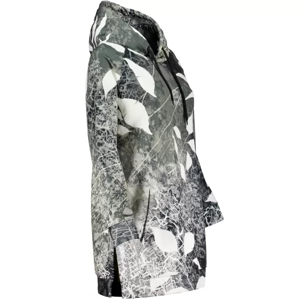  Ženski funkcionalni produljeni sweatshirt premium ALTISPORT VOJ/ALW020MI03 CRNO-BIJELO 