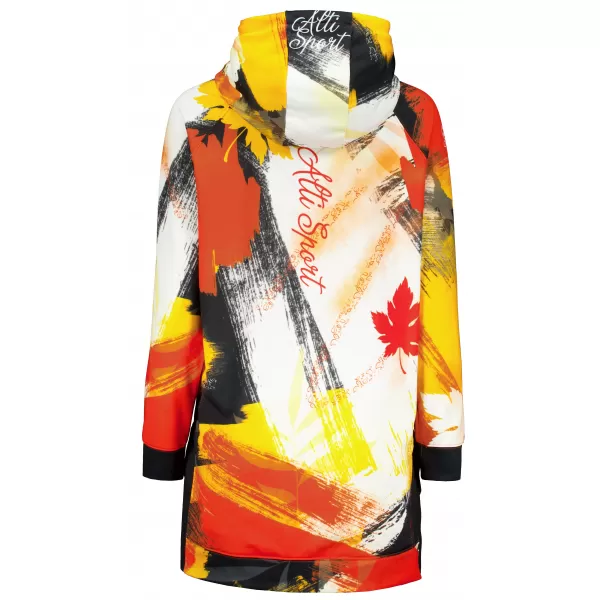  Ženski funkcionalni produljeni sweatshirt premium ALTISPORT VOJ/ALW019MI03 NARANČASTA 