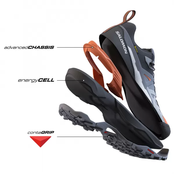  Muške cipele SALOMON X ULTRA 360 GTX L47453200 CRNA/MAGNET/TIHA SJENILA 
