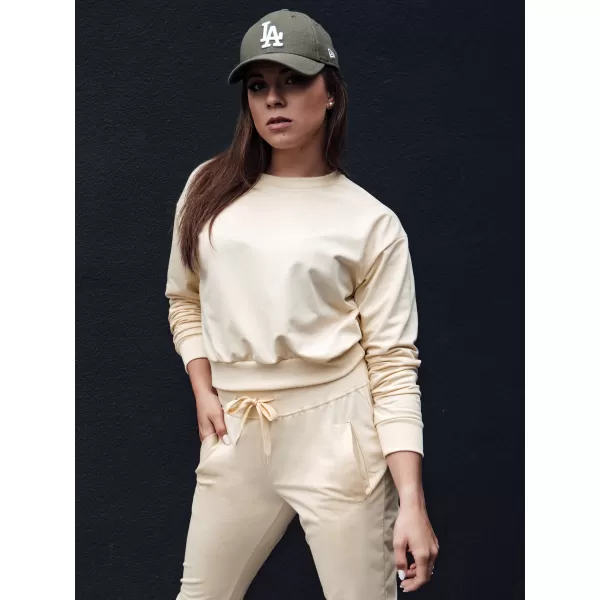  Ženska majica DSTREET CASUALVIBE BEŽ 