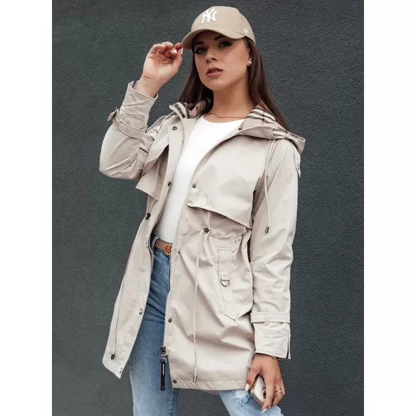  Ženska jakna DSTREET FASHLOVE TY4393 SVIJETLO SIVE BOJE 