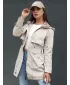 Ženska jakna DSTREET FASHLOVE TY4393 SVIJETLO SIVE BOJE