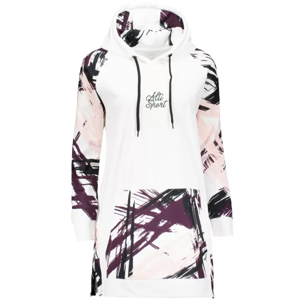  Ženski funkcionalni produljeni sweatshirt premium ALTISPORT VOJ/ALW039MI03 BIJELA 