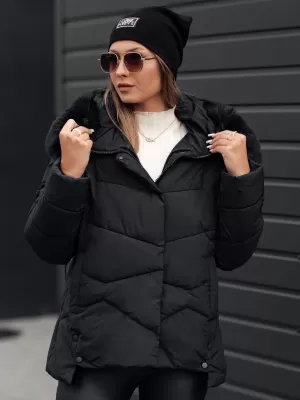 Ženska jakna DSTREET FIXMIX CRNI