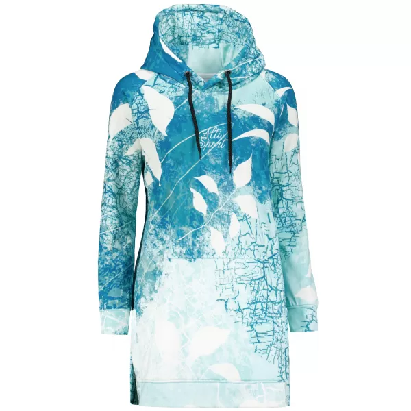  Ženski funkcionalni produljeni sweatshirt premium ALTISPORT VOJ/ALW020MI03 PLAVA 