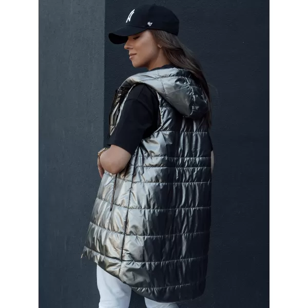  Prsluk DSTREET PIXIECODE TY4437 TAMNO SIVA 