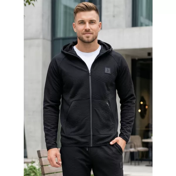  Muški sweatshirt ALTISPORT DANIS CRNA 