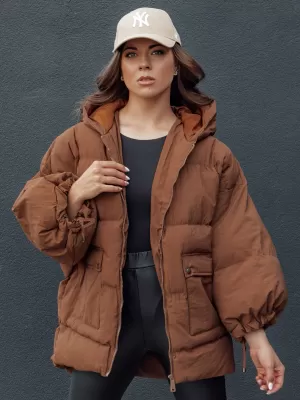 Ženska jakna DSTREET PARIMA KARAMELA