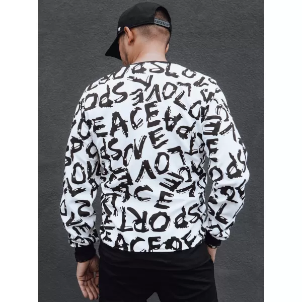  Muška dukserica DSTREET bx5768 BIJELA 