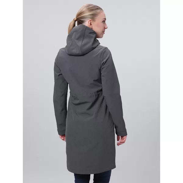  Ženski softshell kaput LOAP LUNARA TAMNOSIVA 