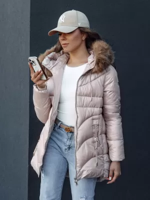 Ženska jakna DSTREET WINTERCHIC RUŽIČASTI