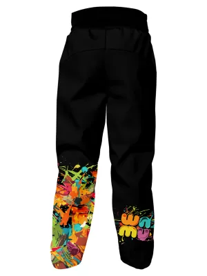 Bebe softshell hlače WAMU GAME ON CRNI