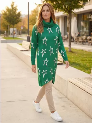 Ženski pulover KIXMI TONYA ZELENA