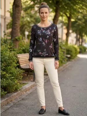 Ženska majica kratkih rukava ALTISPORT DEVANA CRNA