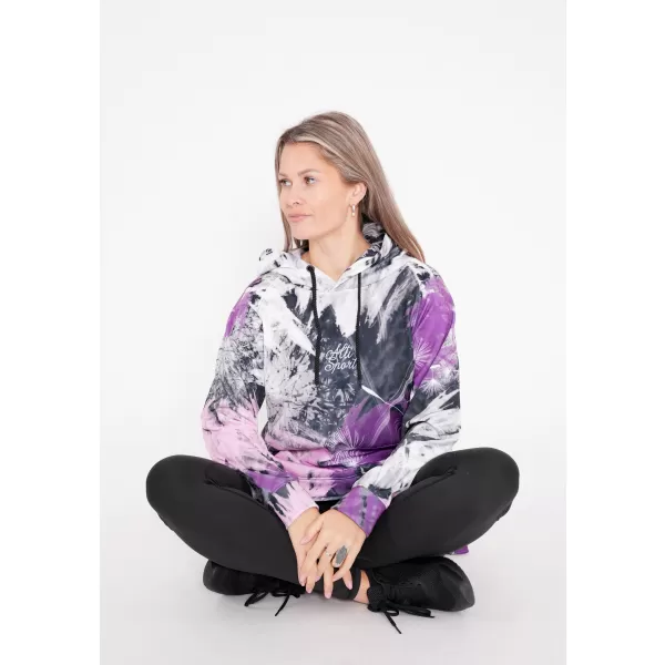  Ženski funkcionalni produljeni sweatshirt premium ALTISPORT VOJ/ALW016MI03 LJUBIČASTA 