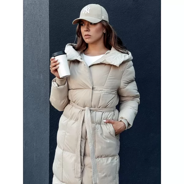  Ženski kaput DSTREET CLOUTIQUE LIGHT BEIGE Dstreet1 