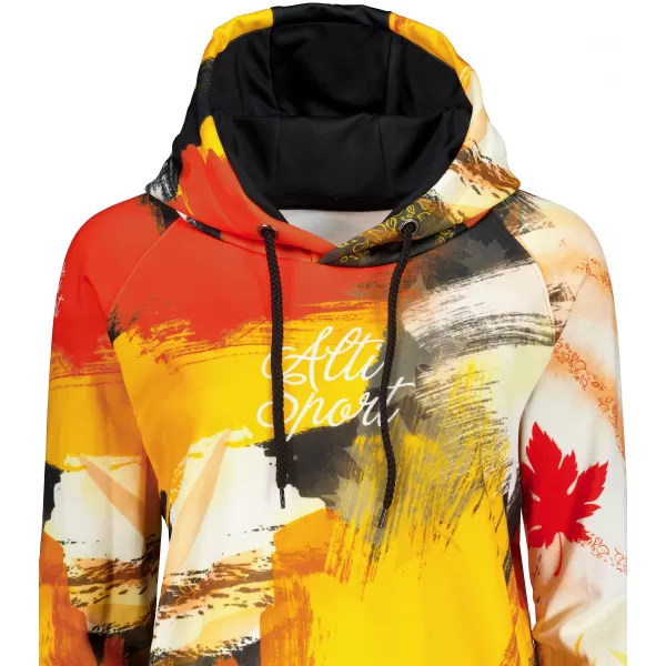  Ženski funkcionalni produljeni sweatshirt premium ALTISPORT VOJ/ALW019MI03 NARANČASTA 