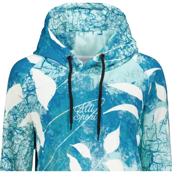  Ženski funkcionalni produljeni sweatshirt premium ALTISPORT VOJ/ALW020MI03 PLAVA 
