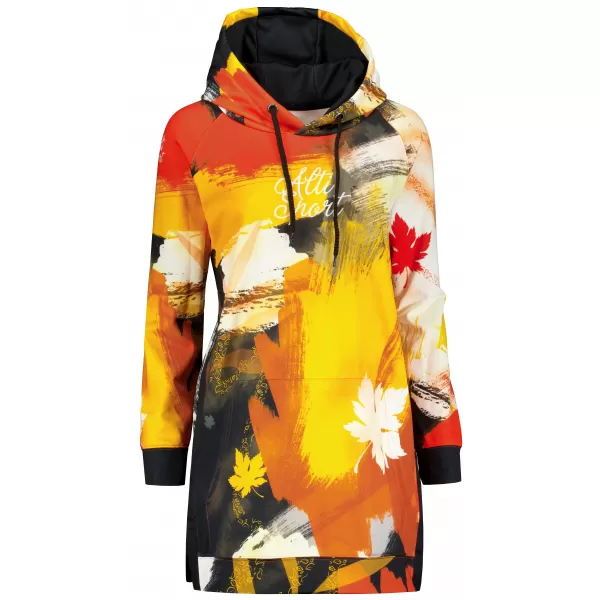  Ženski funkcionalni produljeni sweatshirt premium ALTISPORT VOJ/ALW019MI03 NARANČASTA 