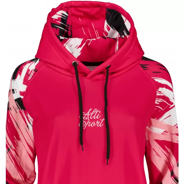  Ženski funkcionalni produljeni sweatshirt premium ALTISPORT VOJ/ALW039MI03 VIVA MAGENTA 