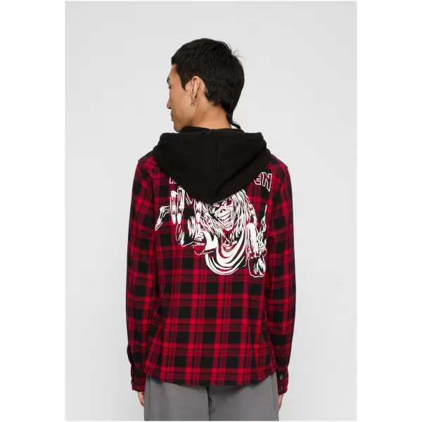  Muški sweatshirt BRANDIT IRON MAIDEN BD61048 TAMNOCRVENA/CRNA 
