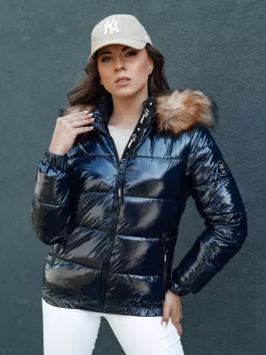 Ženska jakna DSTREET MELANI TAMNOPLAV