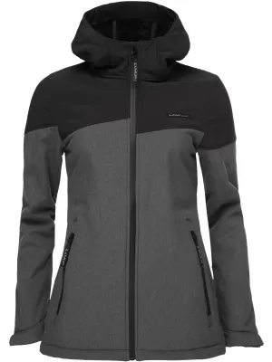 Ženska softshell jakna LOAP LUDYSA TAMNOSIVA