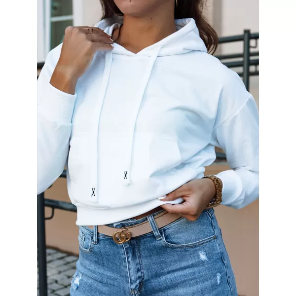  Ženska majica DSTREET TRENDHOOD BY1310 BIJELA 